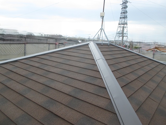 明石市I様邸　リッジウエイカバー工法